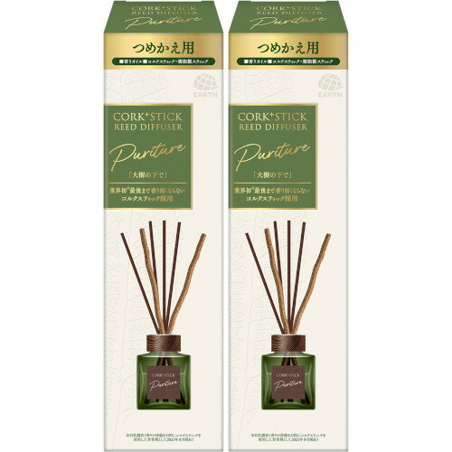 【2個セット】Sukki-ri! CORK+STICK -Puriture-「大樹の下で」つめかえ 100ml(4901080590619-2) 【2個セット】Sukki-ri! CORK+STICK -Puriture-「大樹の下で」つめかえ 100ml(4901080590619-2)