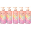 【5個セット】エッセンシャル プレミアム うるおいバリアコンディショナー シルキー&スムース ポンプ 450ml(4901301436825-5)