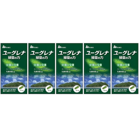 商品説明■　特徴・ユーグレナ緑皇の力は、いろいろな栄養素がバランスよく含まれ、体内に摂りこみやすい消化のよい天然由来素材です。 ・毎日の栄養補給にお役立てください。■　成分1日目安量3粒1,275mgあたり ユーグレナグラシリス：550mg...