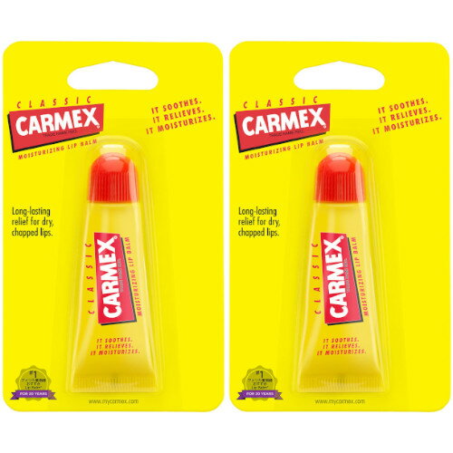 リップバーム（1000円程度） CARMEX リップバーム チューブ 10g【2個セット】【メール便】(0083078013561-2)