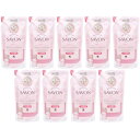 消臭元SAVON つめ替用 洗濯したてふんわりフローラルソープ 400ml【9個セット】(4987072087589-9)