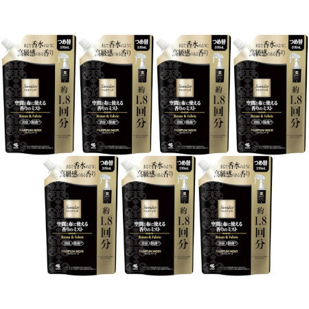 Sawadayパルファム 空間と布に使える香りのミスト つめ替 パルファムノアール 370ml【7個セット】(4987072088043-7)