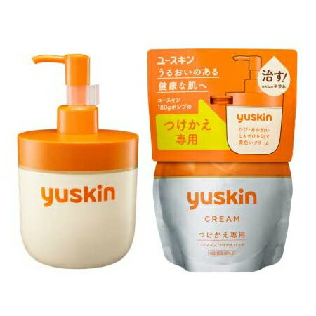 【医薬部外品】【本体&付け替えセット】ユースキン ポンプ&つけかえパウチ(4987353190519_618)