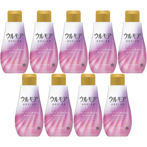 ウルモア高保湿入浴液 クリーミーフローラル 600ml【9個セット】(4901080092717-9)