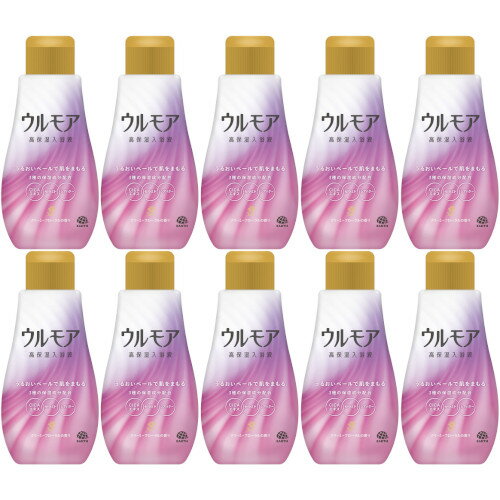 ウルモア高保湿入浴液 クリーミーフローラル 600ml【10個セット】(4901080092717-10)