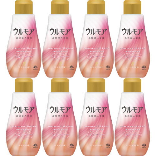 ウルモア高保湿入浴液 クリーミーローズ 600ml【8個セット】(4901080092816-8)