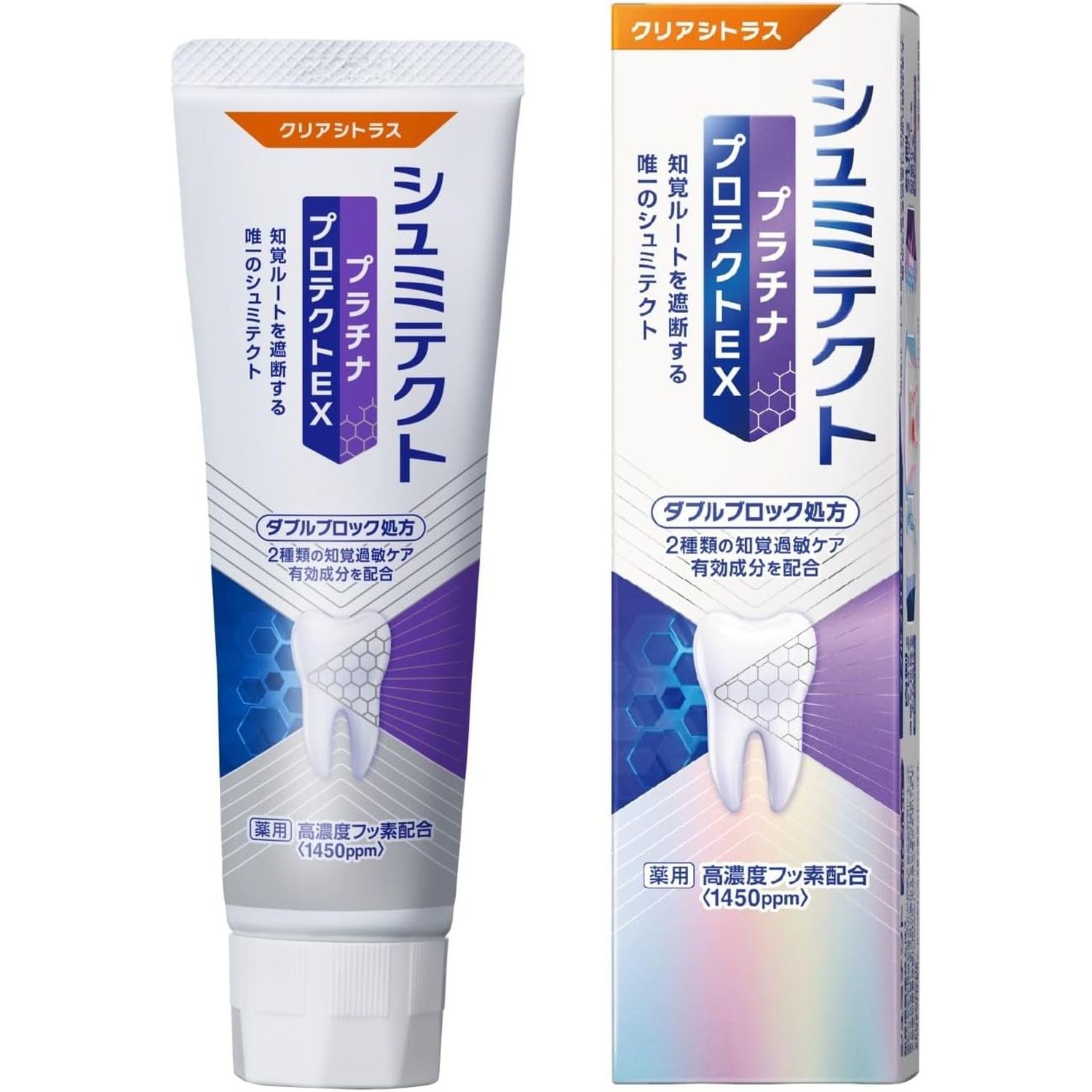 薬用シュミテクト プラチナプロテクトEX クリアシトラス〈1450ppm〉 90g【定形外郵便】(4987977000348)