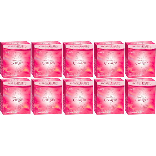 ディープチャージ コラーゲン パウダー 30本【10個セット】(4908049557072-10)(4)