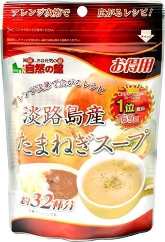 商品情報■　特徴淡路島産の玉ねぎを使用し旨味を追求した美味しいスープ約32杯分のお得用です。 カレーやチャーハンにも相性ピッタリ。 とにかく美味しく、病みつきになる事間違いなし！！ ■　表示成分ぶどう糖、食塩、オニオン粉末、デキストリン、しょうゆ粉末、ガーリック粉末、酵母エキス、 椎茸エキス、パセリ／調味料（アミノ酸等）、(一部に大豆・小麦を含む)■　用法・用量/使用方法■内容量：200g（約32杯分） ■お召し上がり方： カップに本品を小さじ2杯いれます。 沸騰したお湯を約200cc注いでよくかき混ぜてください。 ■賞味期限： 製造日より 365日間 ■保存方法： 直射日光、高温・多湿を避け常温で保存してください。 ■商品サイズ 1袋あたり200×100×120（単位mm) ご注意 保存方法：直射日光、高温・多湿を避け常温で保存してください。■　ご注意ください■メール便発送の商品です■ こちらの商品はメール便で発送いたします。下記の内容をご確認下さい。 ・郵便受けへの投函にてお届けとなります。 ・代引きでのお届けはできません。 ・代金引換決済でご注文の場合はキャンセルとさせて頂きます。 ・配達日時の指定ができません。 ・紛失や破損時の補償はありません。 ・ご注文数が多い場合など、通常便でのお届けとなることがあります。 ご了承の上、ご注文下さい。■　【広告文責】 会社名：株式会社イチワタ 　ドラッグイチワタ皆野バイパス店　ベストHBI TEL：0494-26-5213 区分：日本製・即席スープ メーカー：有限会社味源[ジャンル別][食品][惣菜・食材][インスタント食品][インスタントスープ][JAN: 4946763059953]