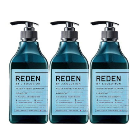 【3個セット】REDEN HYBRID SHAMPOO(リデン ハイブリッドシャンプー)R2 500ml マリンムスクの香り(4589420290209-3)