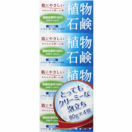 植物石鹸NY 80g×4個【メール便】(4954097914459)