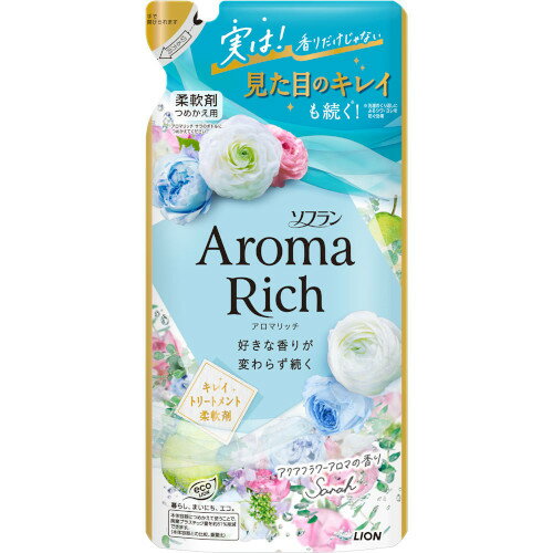 ソフラン アロマリッチ サラ つめかえ用 380ml【メール便】(4903301353188)