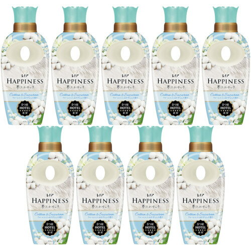 【9個セット】レノアハピネス夢ふわタッチ ウォームコットン＆すずらん本体 450ml(4987176285393-9)