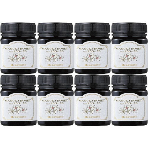 マヌカハニー250+ 250g【8個セット】(4901140628092-8)