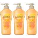 【3個セット】エッセンシャル しっとりまとまる シャンプー ポンプ 450ml(4901301436504-3)