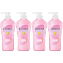 【4個セット】エッセンシャル ふんわりうるツヤ コンディショナー ポンプ 450ml(4901301436597-4)