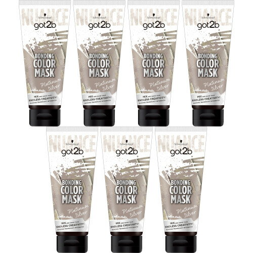 【7個セット】got2b ボンディング・カラーマスク プラチナシルバー 180g(4987234390519-7)