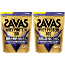 【2個セット】ザバス ホエイプロテイン100 ミルクティー風味 980g(4902777317878-2)
