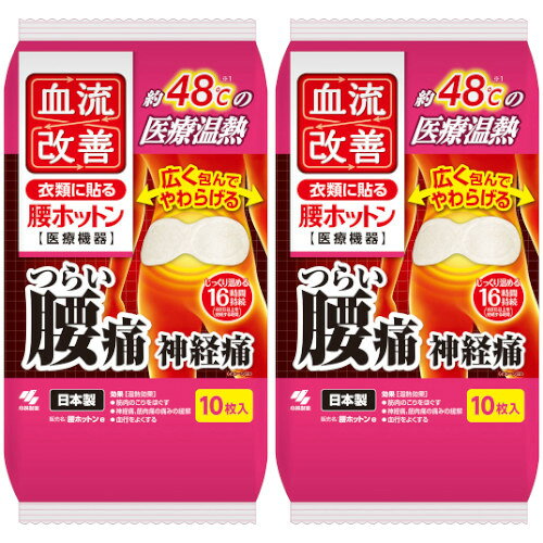 血流改善腰ホットン 10枚【2個セット】(4901548603714-2)