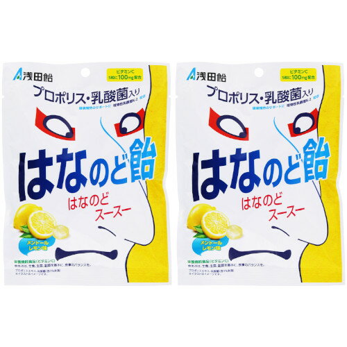 はなのど飴 60g【2個セット】【メール便】(4987206622808-2)