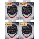 【4個セット】RAKUWA磁気チタンネックレスS−II 45cm ブラック/レッド【メール便】(4940756433492-4)
