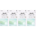 【4個セット】ムシューダ NOTE 1年間有効 引き出し・衣装ケース用 サボン 24個入(4901070303946-4)