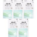 【5個セット】ムシューダ NOTE 1年間有効 引き出し・衣装ケース用 サボン 24個入(4901070303946-5)