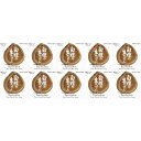 【10個セット】美香柑 白檀の生せっけん 固形タイプ お試し用 23g【メール便】(4968909160262-10)
