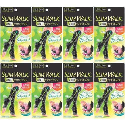 【8個セット】スリムウォーク 金曜日のリセットリフレM〜L チャコールグレー 1足(4902522681810-8)