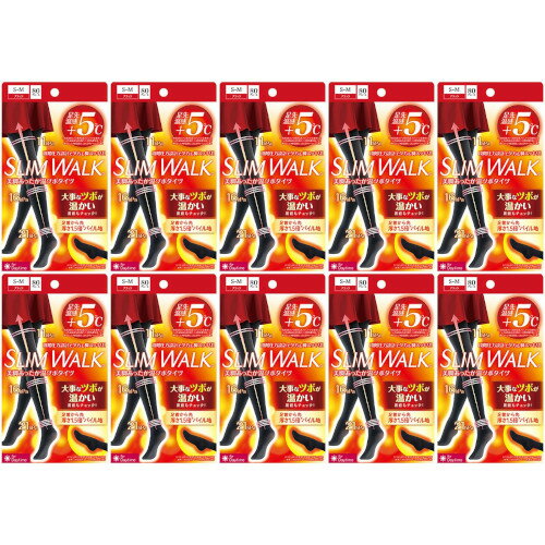 【10個セット】スリムウォーク 美脚あったか温ツボタイツ SM 1枚(4902522681780-10)
