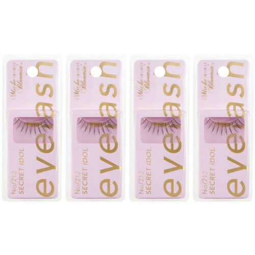 【4個セット】ミッシュブルーミン アイラッシュ インフィニティライン NO.212 シークレットアイドル 1..