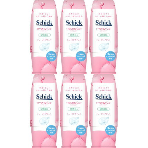 【6個セット】シック ハイドロシルク シェービングジェル 150g(4891228302610-6)