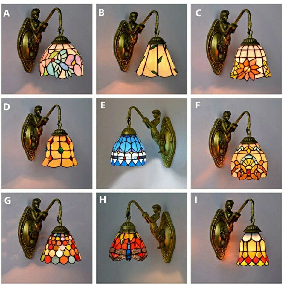 ブラケットライト 壁掛けライト ステンドグラス 照明LED アンティーク 玄関照明 壁掛け照明 北欧 ウォールライト おしゃれ照明器具 室内照明 インテリア