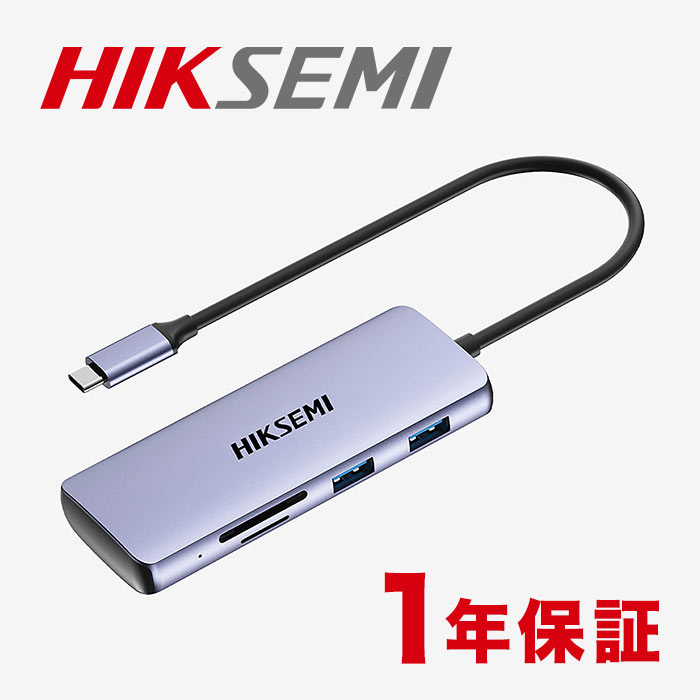 yr[TΏۏizHIKSEMI USB Type-C nu 8in1 PDΉ 100W USB-C|[g 4K (30Hz) o͑Ή HDMI|[g 5Gbps f[^] SD/microSDJ[h[_[ hbLOXe[V ^ yʃA~ USBϊA_v^[ m[gp\R m[gPCΉ Ki