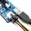 PCI-E 16x 8x 4x 1xѥɥ饤ץɡ60cm USB 3.0Ĺ֥롢ԥPCI-E - SATAŸ֥ - GPU饤ץ