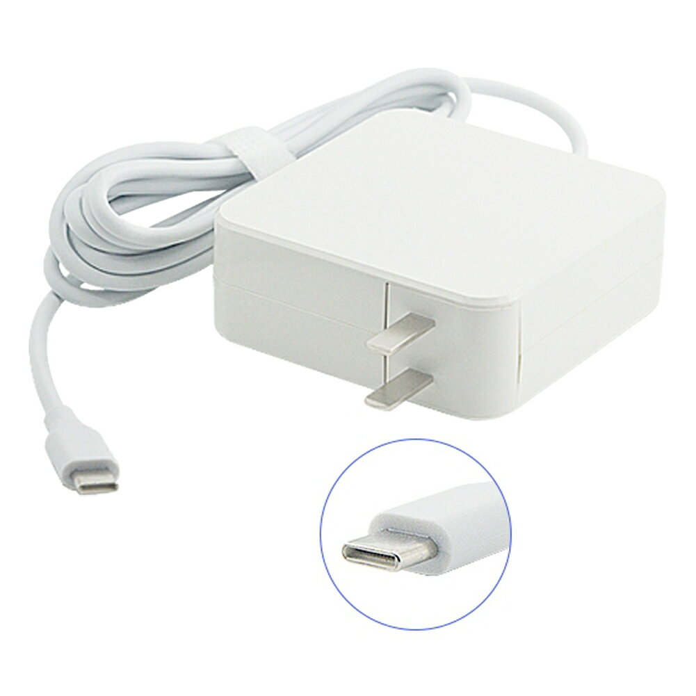 【2個セット】45W USB Type C ACアダプター 交換用充電器 Apple MacBook/Pro, Lenovo, ASUS, Acer, Dell, Xiaomi Air, Huawei Matebook, USB C ラップトップ USB C 携帯電話