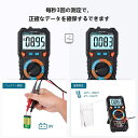 テスター デジタル マルチメータ 6000カウント CATIII1000V CATIV600V AC/DC電圧 AC/DC電流 ダイオード 導通測定 周波数 抵抗 静電容量 温度 テスター 真の実効値 LCDディスプレイ画面 手動モード スタンド付 24ヶ月品質保証