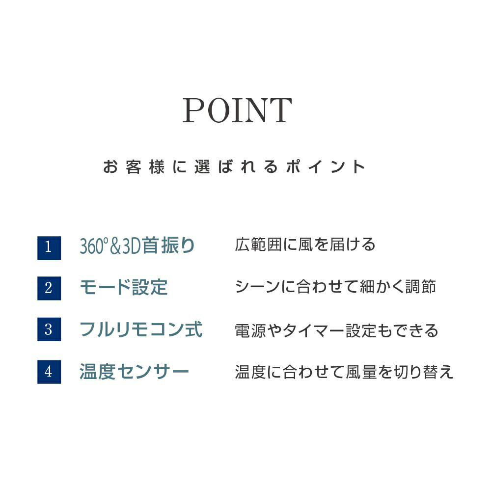 360°首振り サーキュレーター リビング扇風機 室温センサー 3段階風量調節 扇風機 パワフル送風 3D送風 冷房 暖房 空気循環 換気 梅雨 衣類乾燥 省エネ 節電 静音 35dB 軽量設計 おしゃれ プレゼント ギフト xr-ht02