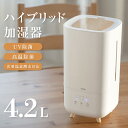 卓上 ハイブリッド加湿器 加熱式 超