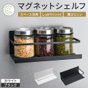 マグネットシェルフ キッチン 冷蔵庫 お風呂 マグネット マグネットラック 収納 調味料 ボトルホルダー 浮かせる 掃除道具 皿 小皿 バスルーム 棚 ラック シャンプー リンス コンディショナー チューブ ボトル 洗顔料 洗剤 掃除