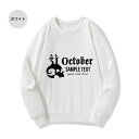 【ハロウィン限定】黒 冬服 秋服 お揃い ペアルック メンズ 速乾 軽量 衣装 レディース 白 長袖 軽い トレーナー カップル 丸首 親子 スウェット クルー...