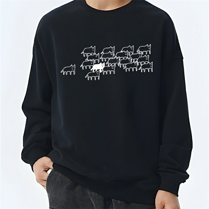 スウェット トレーナー 丸首 速乾 春秋コーデ 旅行 ほどよい抜け感 カジュアル ユニセックス 大きいサイズ対応 M〜4XL ベーシックフィット 肌触りやさし