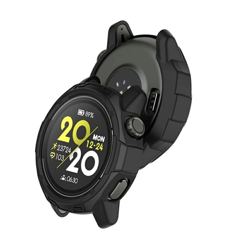 BestPlazaのCOROS PACE 3 ケース カバー 傷 汚れ 保護 カロス 擦り傷防止 衝撃吸収 ペース3 スマートウォッチ 腕時計 COROS PACE3 対応 ケース 全面保護 装着簡単 COROS PACE3 用カバー 保護ケース 高耐久 軽量 薄型 アクセサリー｜アングル3