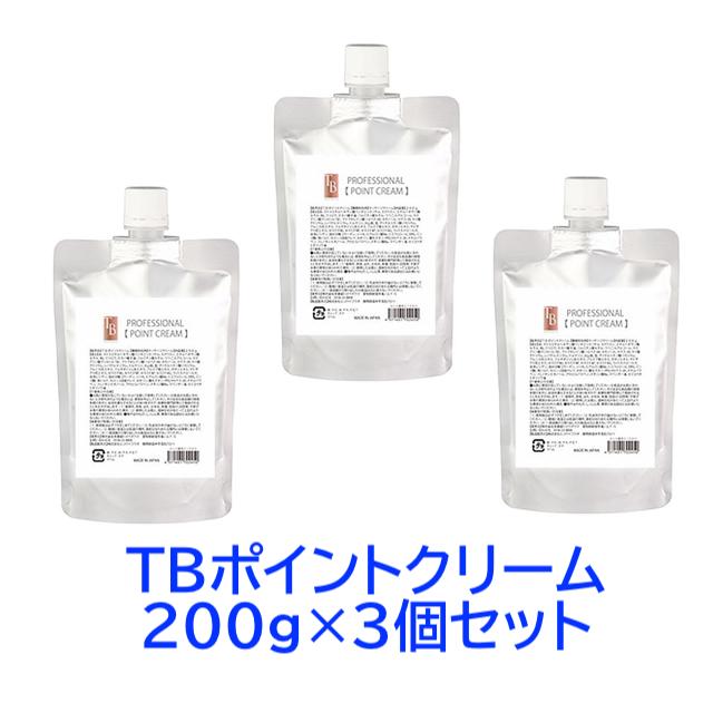 【商品詳細】 ■商品名 【3個セット】トロワボウテ TBポイントクリーム 200g ■仕様 肩甲骨や鎖骨まわり、フェイスラインや耳下腺など、「リンパがつまりやすい箇所」にピンポイントで塗布して使用するマッサージクリームです。 身体を柔らかくさせ、血液・リンパの流れを改善するトリートメントの際に、レパゲルマニウムやトルマリンなど複数の鉱物・金・ケイ素やハーブを加えたクリームで強力に施術をサポートします。 マッサージに適したテクスチャー(良く伸び・ベタつかない)はもちろん、ホームケアとしての使用もお勧めしております。 フェイシャルやボディの施術にもご使用いただけます。 ■内容量 200g×3個 ■使用方法 【 フェイシャル&ボディ向け 】 お顔や首の裏、脇・肩甲骨・鼠径部・膝裏・足首などのポイントに塗布してマッサージにご使用ください。 関節部分だけでなく全身のマッサージにご使用いただけます。 ■メーカー名：TROIS BEAUTÉ（トロワボウテ） ■商品区分：スリミングクリーム ■製造国：日本 ■広告文責：BeStyle　&nbsp; 058-392-0248 当店の商品はすべて正規品ですので、ご安心してお買い求めください。 容器がリニューアルにより変更となる（画像と異なる）場合がございます。予めご了承ください。