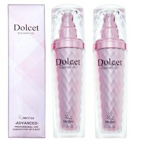 【2個セット】ドルセット ボディメイクジェル 60g 化粧品 McCoy 正規品 マッコイ Dolcet 3つのバストケア成分×浸透型ミネラル×ヒト幹細胞培養上...