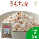 ベストアメニティ 国内産 もち麦 1kg×3個セット 国産 水溶性 食物繊維 大麦 βグルカン ダイエット もちむぎ 送料無料