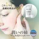 潤いの精 これだけジェル(500g) ジャー容器付き 送料無料 化粧水 美容液 コスメ