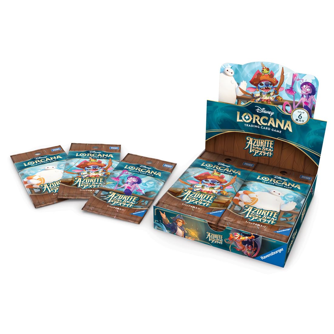 乐天商城 - 在庫品 ディズニー・ロルカナ・TCG 日本語版 ブースターパック 大いなるアズライト BOX