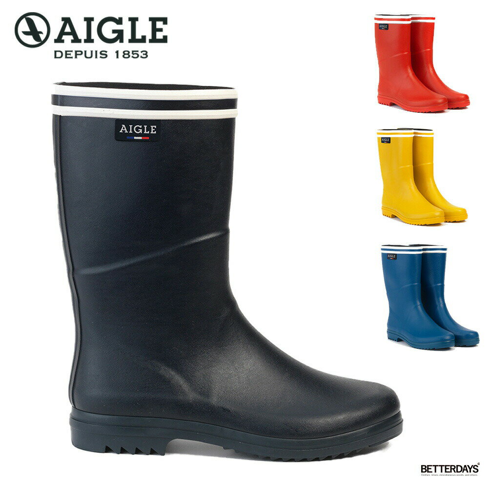 レインブーツ レディース エーグル SIGNATURE シャンテブーツ ストライプ ラバーブーツ 長靴 22.5-25.5cm 【国内正規品】 AIGLE 到着後1か月以内にレビューを書いて次回10000円以上で1000円OFFクーポン配布中