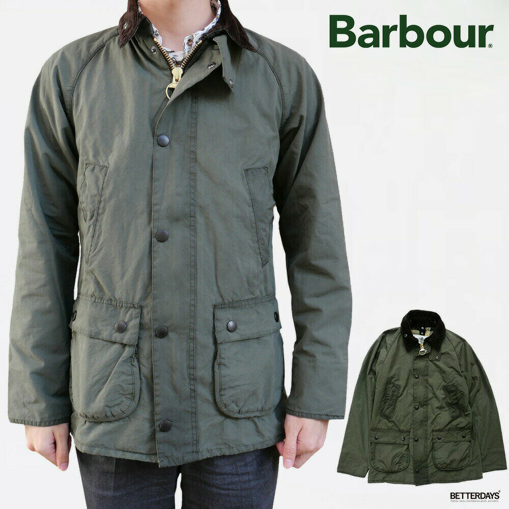 バブアー ウォッシュドビデイル メンズ ノンオイルドコットンジャケット アウター ブルゾン Barbour WASHED BEDALE SL 【国内正規品】